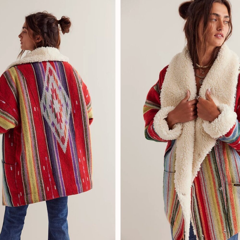 **ISO** Wrangler x Lainey Wilson Sunburn Aztec Coat Size XS